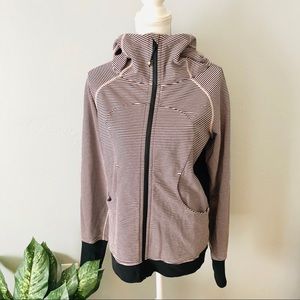 { LULULEMON } Pink & Black Zip Hoodie Jacket